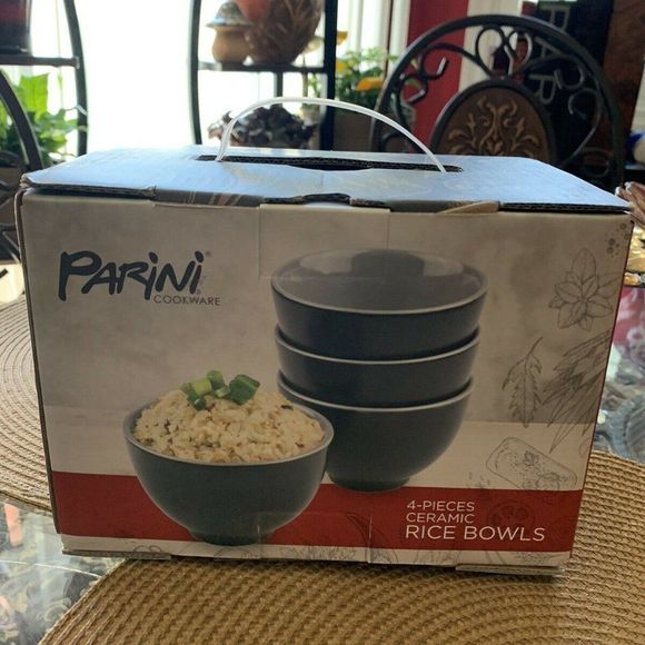 PARINI Kitchen Parini Cookware 4 Piece Ceramic Rice Bowls Poshmark
